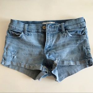 A&F Low Rise Jean Shorts